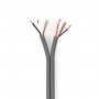 Câble Audio Symétrique | 2x (2x 0,16 mm²) | 100 m | Bobine | Gris