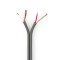 Câble Audio Symétrique | 2x 0,16 mm² | 100 m | Bobine | Gris