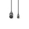 Câble Audio XLR | XLR Mâle à 3 broches - RCA Mâle | 1,5 m | Gris