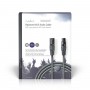 Câble Audio XLR Symétrique | XLR Mâle à 3 Broches - XLR Femelle à 3 Broches | 10 m | Gris