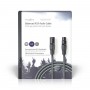 Câble Audio XLR Symétrique | XLR Mâle à 3 Broches - XLR Femelle à 3 Broches | 15 m | Gris