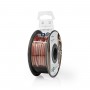 Câble de Haut-Parleur | 2x 0,75 mm2 | 15,0 m | Bobine | Transparent