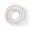 Câble de Haut-Parleur | 2x 2,50 mm2 | 100 m | Gaine | Blanc