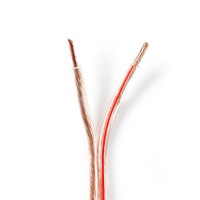 Câble de Haut-Parleur | 2x 4,00 mm2 | 15,0 m | Bobine | Transparent