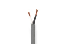 Câble de Haut-Parleur Souple | 2x 2,5 mm² | 100 m | Bobine | Gris