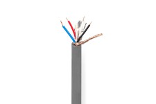 Câble DMX 110 Ohms | 4x 0,12 mm² | 100 m | Bobine | Gris