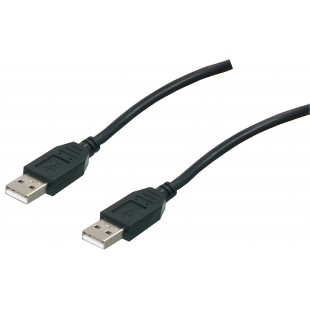 Câble USB haut débit, A-A, noir, 5.00 m