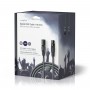 Câble Numérique DMX 110 Ohms | XLR Mâle à 3 Broches - XLR Femelle à 3 Broches | 20 m | Gris
