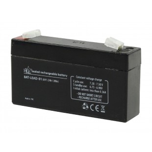 Batterie au plomb acide 6 V 1.2 Ah 