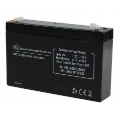 Batterie au plomb acide 6 V 7.2 Ah