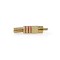 Connecteur RCA | RCA Mâle - 10 pièces | Touche rouge
