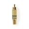 Connecteur RCA Male Or/Noir