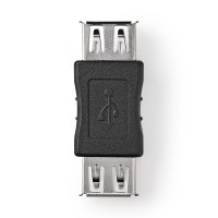 Adaptateur USB 2.0 | A Femelle - A Femelle | Noir