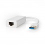 Adaptateur USB 3.0 | USB-A Mâle - RJ45 Femelle | 1 Gbit | 0,2 m | Blanc