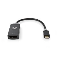 Câble Adaptateur USB-C™ | USB-C™ Mâle - DisplayPort Femelle | 0,2 m | Anthracite