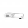 Câble Adaptateur USB-C™ | USB-C™ Mâle - VGA Femelle | 0,2 m | Blanc