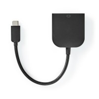 Câble Adaptateur USB-C™ Nedis | Type-C™ Mâle - DVI 24+5 Femelle | 0,2 m | Noir