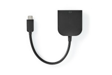 Câble Adaptateur USB-C™ Nedis | Type-C™ Mâle - DVI 24+5 Femelle | 0,2 m | Noir