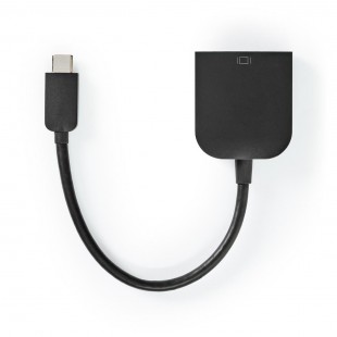 Câble Adaptateur USB-C™ Nedis | Type-C™ Mâle - VGA Femelle | 0,2 m | Noir