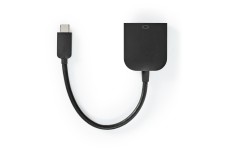 Câble Adaptateur USB-C™ Nedis | Type-C™ Mâle - VGA Femelle | 0,2 m | Noir