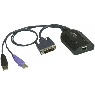 Câble adaptateur KVM DVI / USB 0.25 m