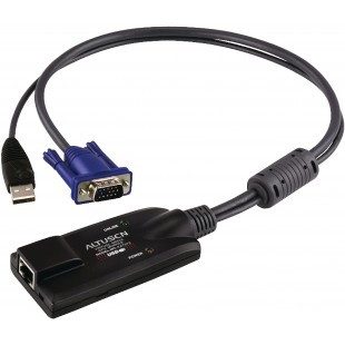 Câble adaptateur KVM VGA / USB 0.25 m