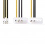 Câble d'alimentation interne | 2x Molex Mâle - PCI Express Femelle | 0,15 m | Divers