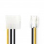 Câble d'alimentation interne | Molex Mâle - PCI Express Mâle | 0,15 m | Divers