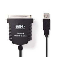 Câble d'Imprimante USB | USB A Mâle - Centronics Mâle à 36 Broches | 2,0 m | Noir