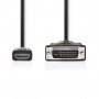 Câble HDMI vers DVI | Connecteur HDMI - DVI-D Mâle à 24 + 1 Broches | 2,0 m | Noir