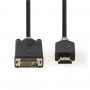 Câble HDMI vers DVI | Connecteur HDMI™ - DVI-D Mâle à 24 + 1 Broches | 2,0 m | Anthracite