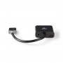 Câble HDMI vers VGA | Connecteur HDMI™ - VGA Femelle + sortie 3,5 mm | 0,2 m | Anthracite