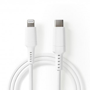 Câble Lightning Apple | Mâle à 8 Broches Lightning Apple vers USB-C™ | 1,0 m | Blanc