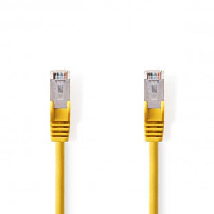 Câble Réseau Cat 5e SF/UTP | RJ45 Mâle - RJ45 Mâle | 20 m | Touche jaune