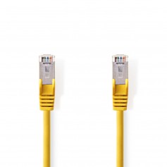 Câble Réseau Cat 5e SF/UTP | RJ45 Mâle - RJ45 Mâle | 5,0 m | Touche jaune