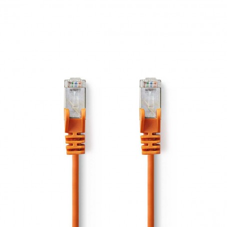 Câble Réseau Cat 5e SF/UTP | RJ45 Mâle - RJ45 Mâle | 7,5 m | Orange