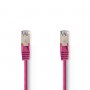 Câble Réseau Cat 5e SF/UTP | RJ45 Mâle - RJ45 Mâle | 7,5 m | Rose