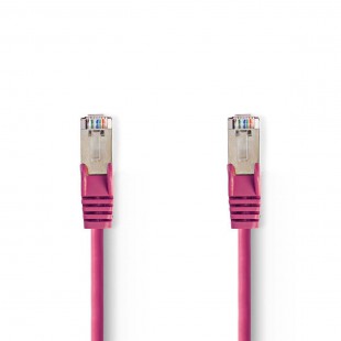 Câble Réseau Cat 5e SF/UTP | RJ45 Mâle - RJ45 Mâle | 7,5 m | Rose
