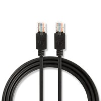 Câble Réseau Cat 5e UTP | RJ45 (8P8C) Mâle - RJ45 (8P8C) Mâle | 10 m | Anthracite