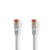 Câble Réseau Cat 6 S/FTP | RJ45 (8P8C) Mâle - RJ45 (8P8C) Mâle | 10 m | Gris