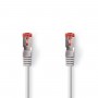 Câble Réseau Cat 6 S/FTP | RJ45 Mâle - RJ45 Mâle | 0,5 m | Gris