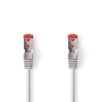 Câble Réseau Cat 6 S/FTP | RJ45 Mâle - RJ45 Mâle | 0,5 m | Gris