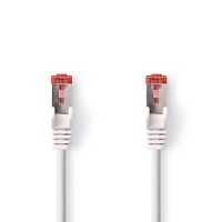 Câble Réseau Cat 6 S/FTP | RJ45 Mâle - RJ45 Mâle | 1,0 m | Blanc