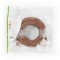 Câble Réseau Cat 6 S/FTP | RJ45 Mâle - RJ45 Mâle | 10 m | Brun