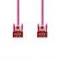 Câble Réseau Cat 6 S/FTP | RJ45 Mâle - RJ45 Mâle | 15 m | Rose