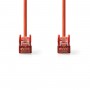 Câble Réseau Cat 6 S/FTP | RJ45 Mâle - RJ45 Mâle | 15 m | Touche rouge