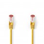 Câble Réseau Cat 6 S/FTP | RJ45 Mâle - RJ45 Mâle | 3,0 m | Touche jaune