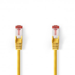 Câble Réseau Cat 6 S/FTP | RJ45 Mâle - RJ45 Mâle | 3,0 m | Touche jaune