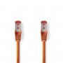 Câble Réseau Cat 6 S/FTP | RJ45 Mâle - RJ45 Mâle | 5,0 m | Orange