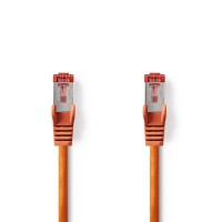 Câble Réseau Cat 6 S/FTP | RJ45 Mâle - RJ45 Mâle | 5,0 m | Orange